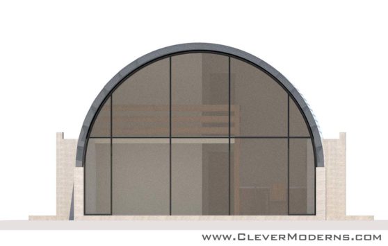 Clever Moderns Quonset Hut House Preliminary Design