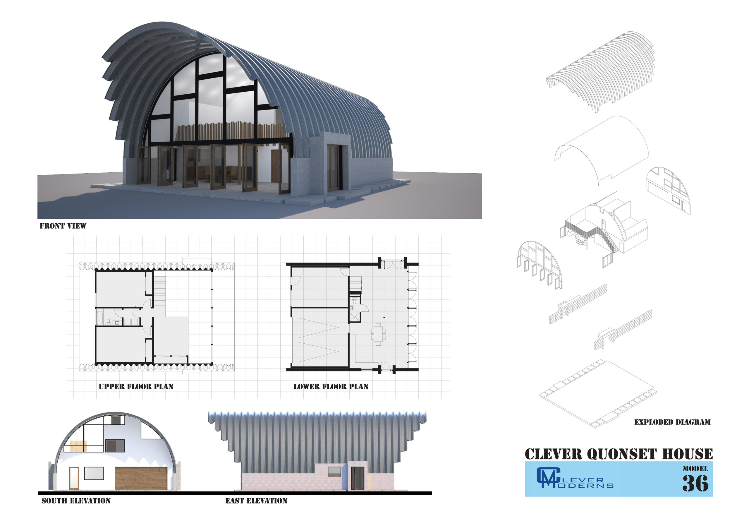 Clever Moderns Quonset Hut house design 1 | Clever Moderns