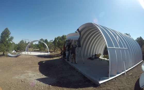Clever Moderns Quonset Hut construction BuildTheQuompound