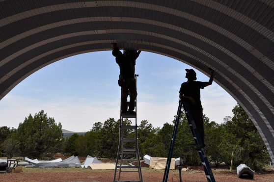 Clever Moderns Quonset Hut construction BuildTheQuompound