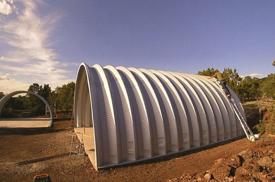 Clever Moderns Quonset Hut construction BuildTheQuompound