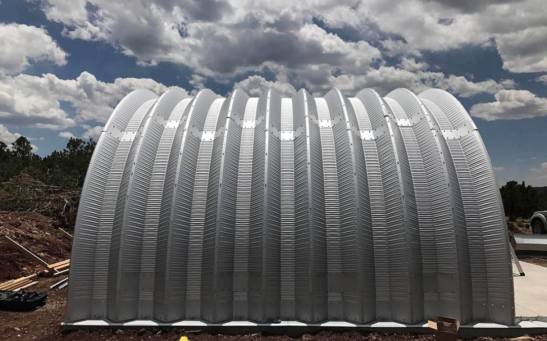 Clever Moderns Quonset Hut construction BuildTheQuompound