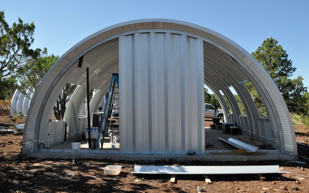 Wood Framing in a Metal Quonset Hut
