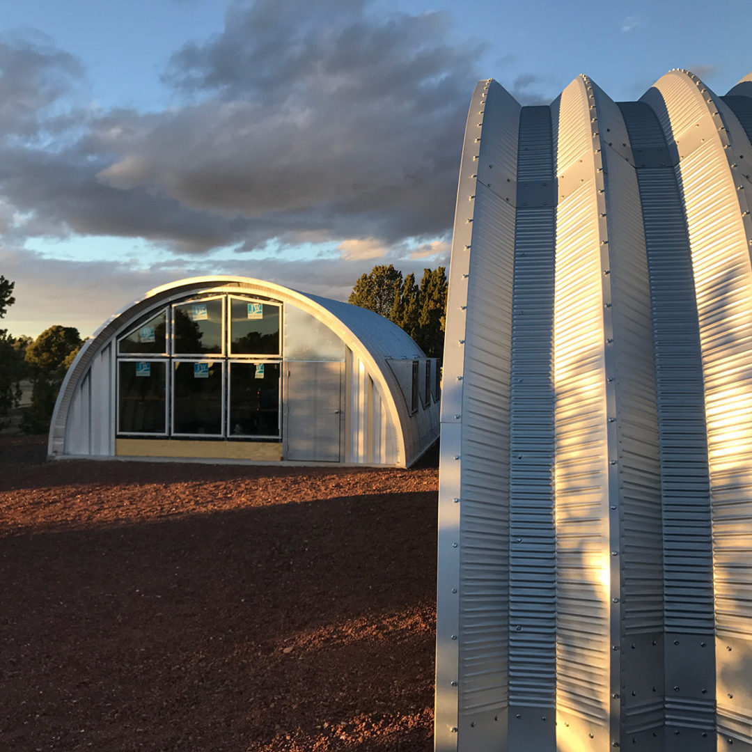Quonset Hut House End Wall Windows Completed Clever Moderns