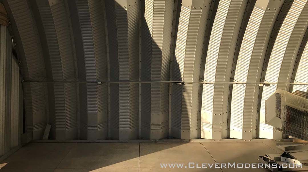 Clever Moderns Quonset Hut House Construction