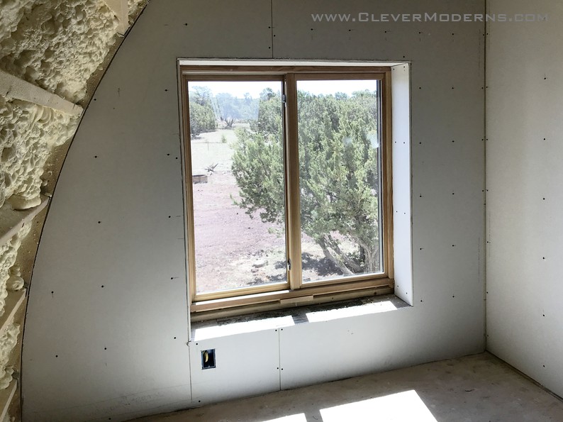 Loft House Drywall Started